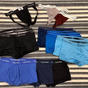 Calvin Klein men’s assorted underwear size M (15 pair bundle)